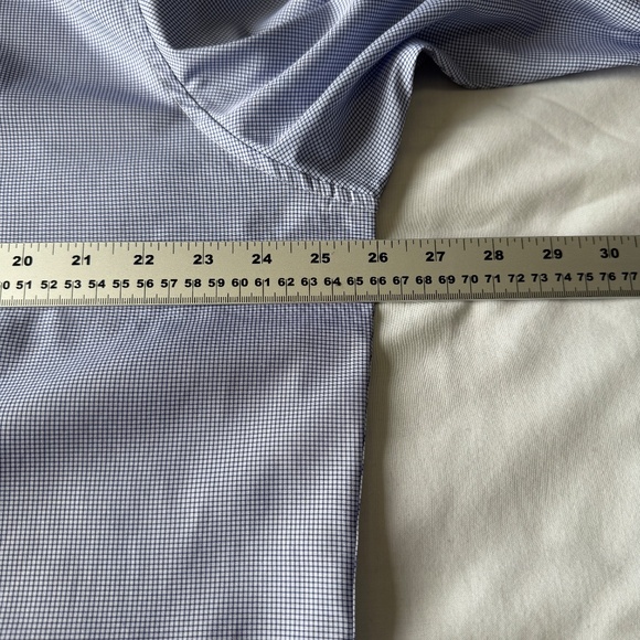 Tom Baine Performance Men's Lightweight Casual Dress Shirt Purple Graph Size XXL - Picture 10 of 15